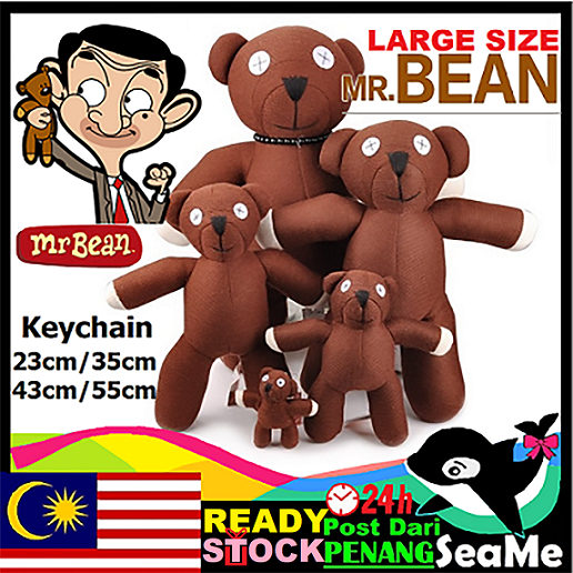 ⬛ SEA-ME ⬛【ReadyStock】PLUS SIZE Mr. Bean Teddy Bear Soft Toys Teddy Bear  Gift