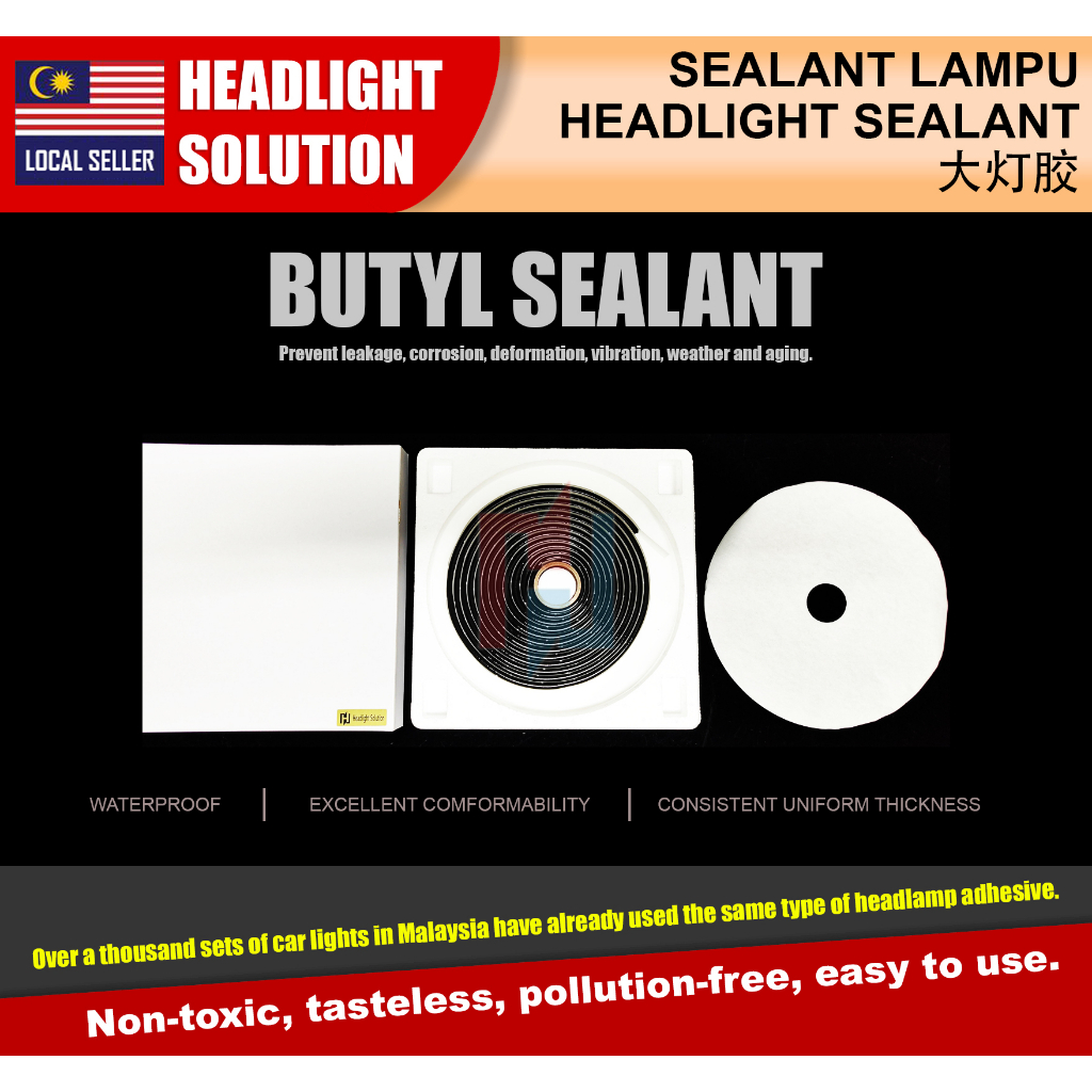 BUTYL SEALANT / HEADLIGHT SEALANT/ HEADLIGHT ADHESIVE / HEADLIGHT GLUE