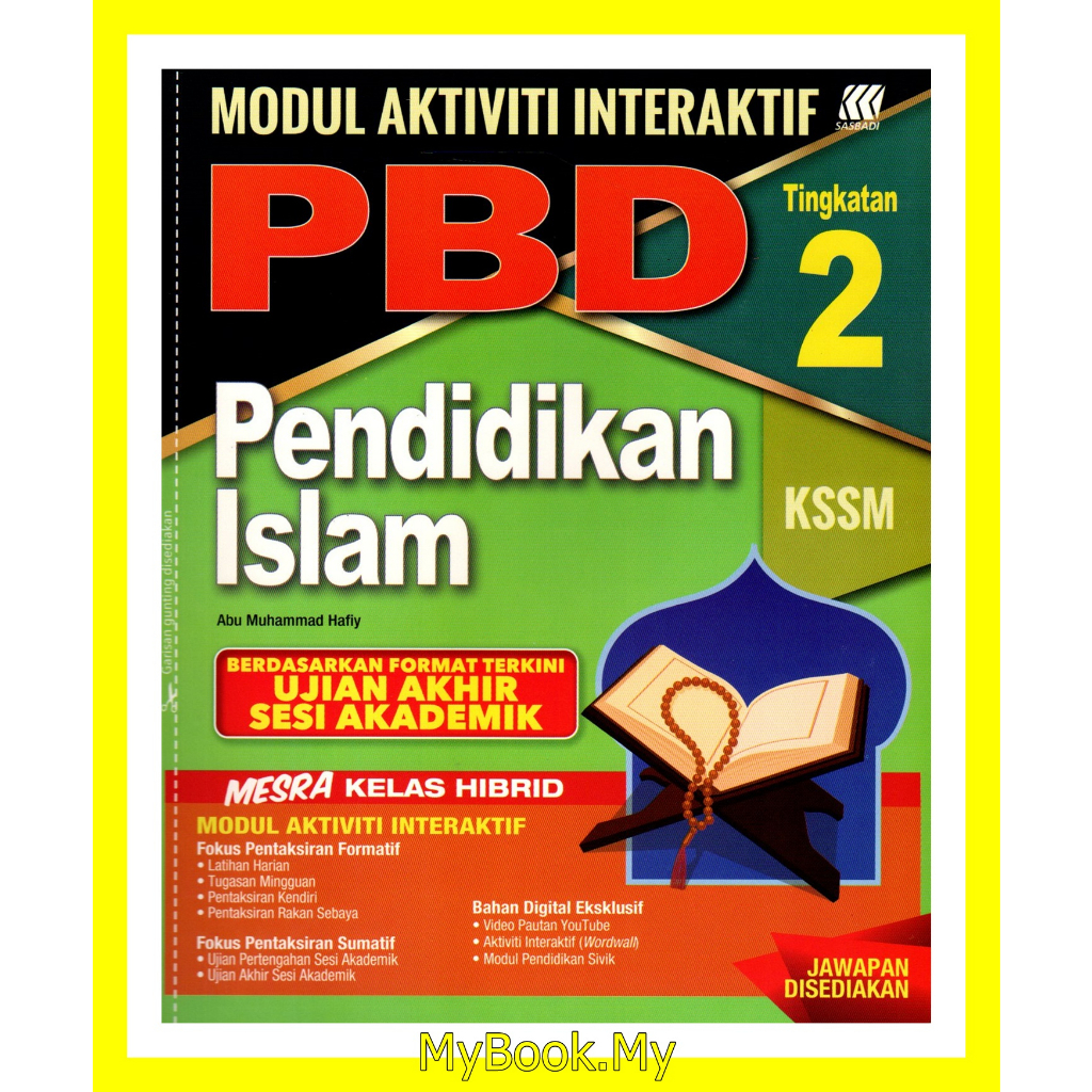 Baru Myb Buku Latihan Modul Aktiviti Interaktif Pbd Tingkatan 2 Uasa Pendidikan Islam 