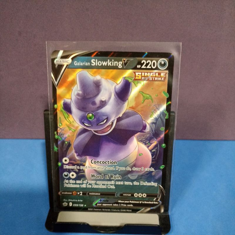 Galarian Slowking V - SWSH06: Chilling Reign (SWSH06) | Shopee Malaysia