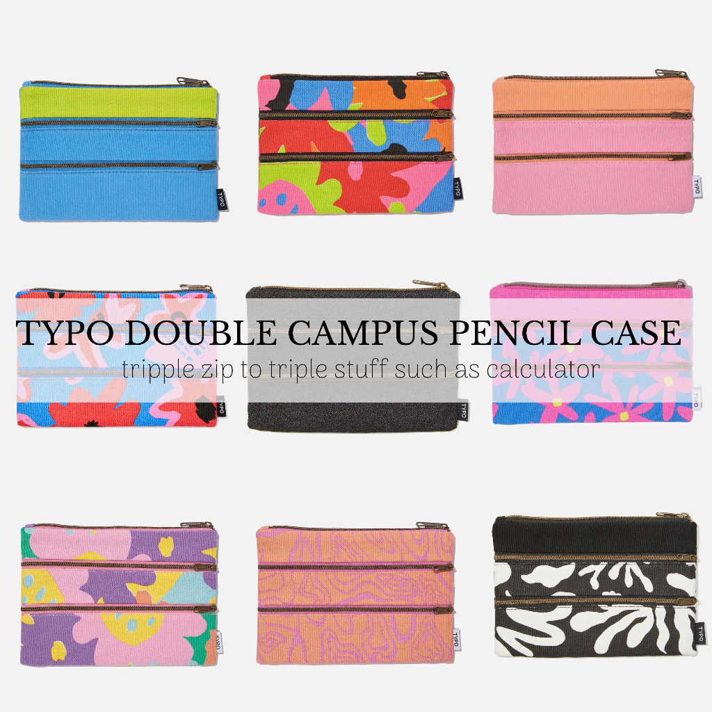TYPO Pencil Case / Double Campus Archer Pencil Case / Student Work