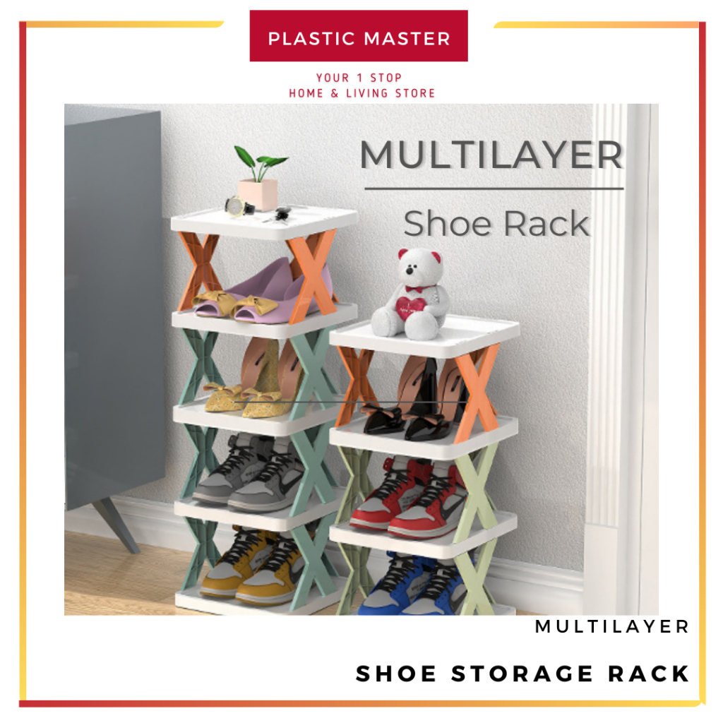 Simple X-Shaped Shoe Rack Multi-layer Shoe Storage Rack Shoes Organizer ...