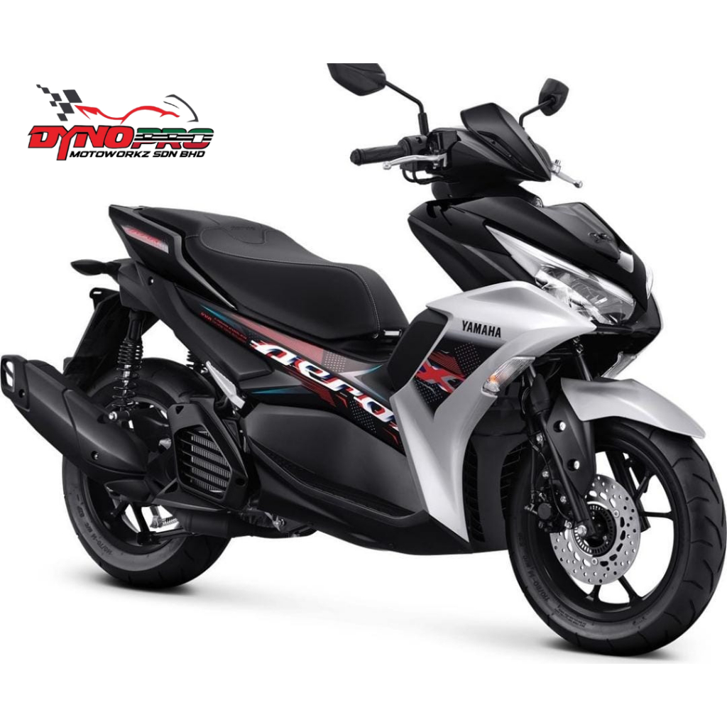 READY STOCK!!!! NEW 2023 COVERSET YAMAHA AEROX ( NVX ) SILVER BLACK ...