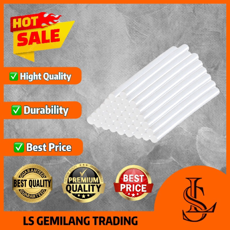 LS GEMILANG EAXI BOND TAIWAN 1beg=1kg 7mm,11mm x 300mm Hot Melt Glue Stick Refill Hot Glue Stick