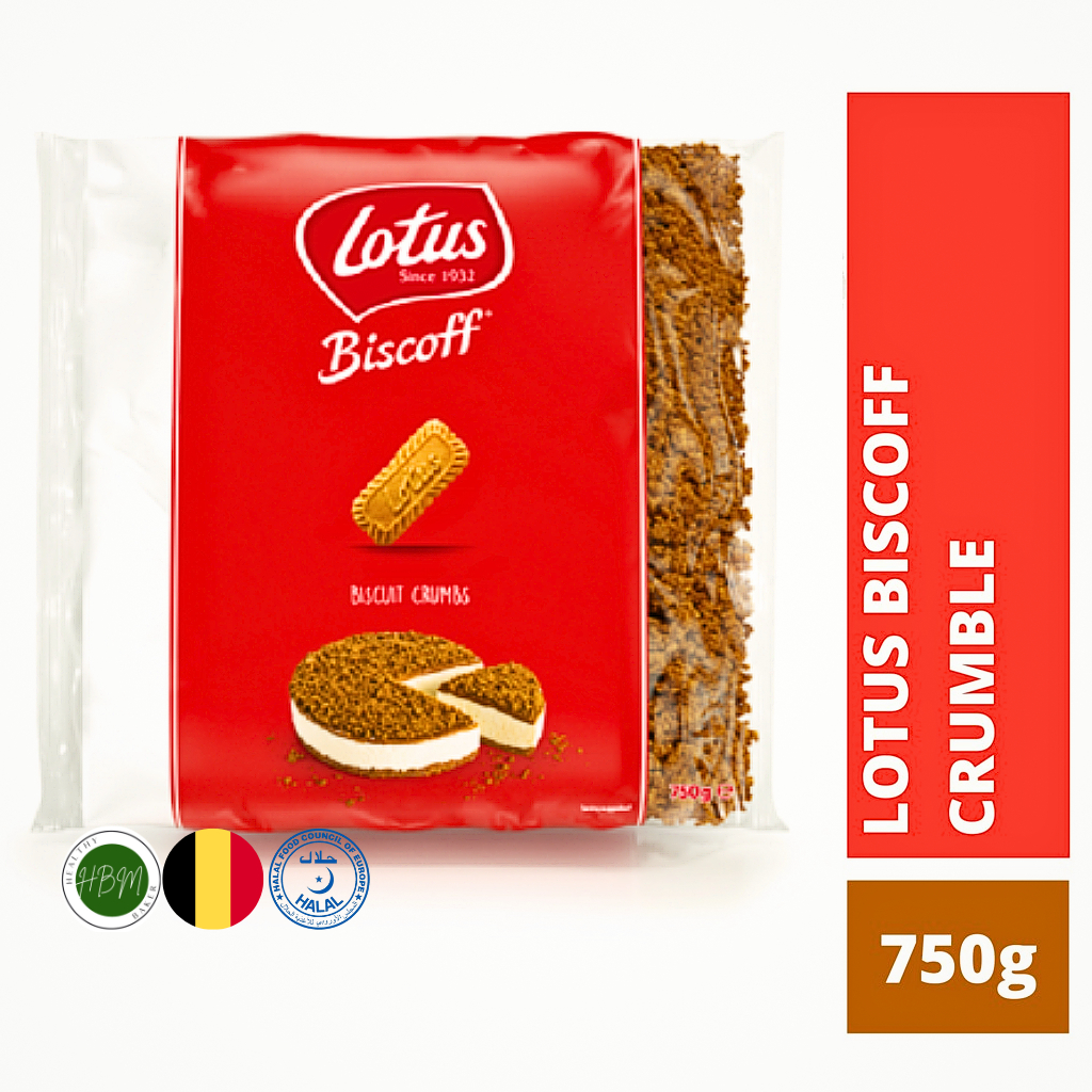 Lotus Biscoff Crumbles 750g / Biscoff Cookie Crumbs / Original