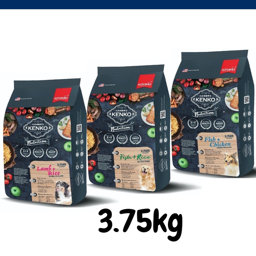 Kenko Fish & Rice Dog food (All Life Stage) 3.75kg | Shopee Malaysia