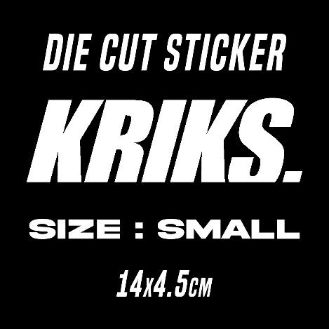 Kriks Die Cut Stickers - S Size | Shopee Malaysia