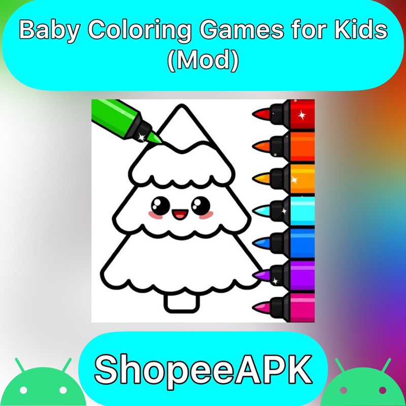 {LIFETIME} Baby Coloring Games for Kids (Mod) | Shopee Malaysia