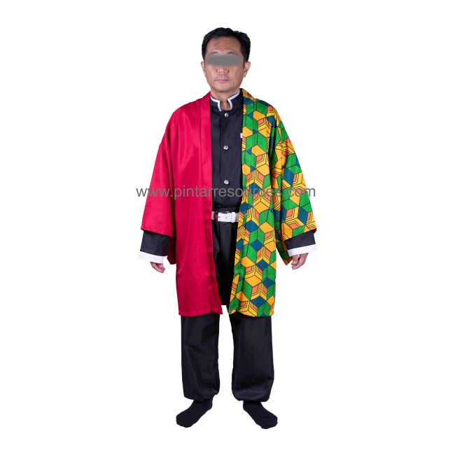 READY STOCK Cosplays Adult Japanese Anime Manga Demon Slayer Giyu ...