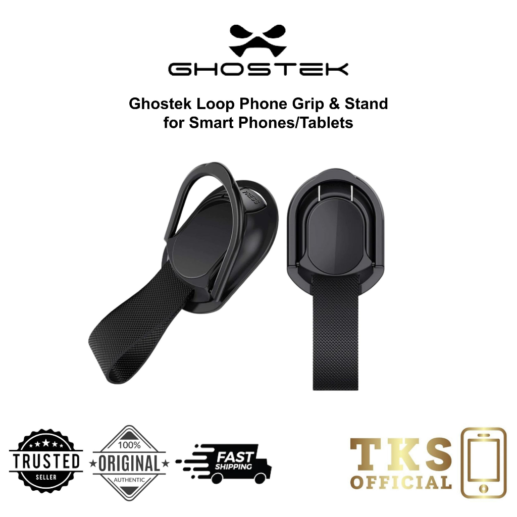 Ghostek Loop Phone Grip & Stand for Smart Phones/Tablets | Shopee Malaysia