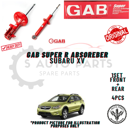 SUBARU XV (FRONT+REAR)GAB SUPER R SPORT PREMIUM HEAVY DUTY GAS SHOCK