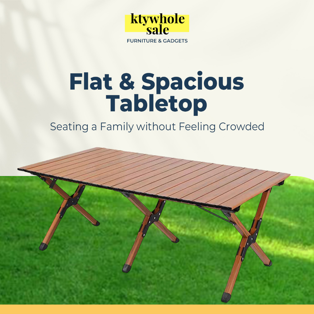 KTY eggroll table camping table egg roll table camping foldable camping ...