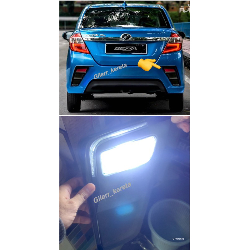 💥READY STOCK💥Lampu LED Bumper Belakang Rear Bumper Perodua Bezza 2020 ...