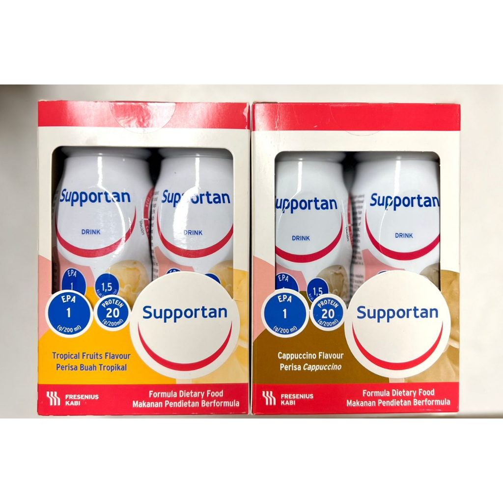SUPPORTAN NUTRITIONAL DRINK 200ML [TROPICAL FRUITS/CAPPUCINO/PINEAPPLE ...