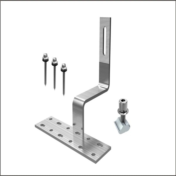 A&H SUS304 Solar Panel Tile Roof Hook 100mm Mounting Bracket | Shopee ...