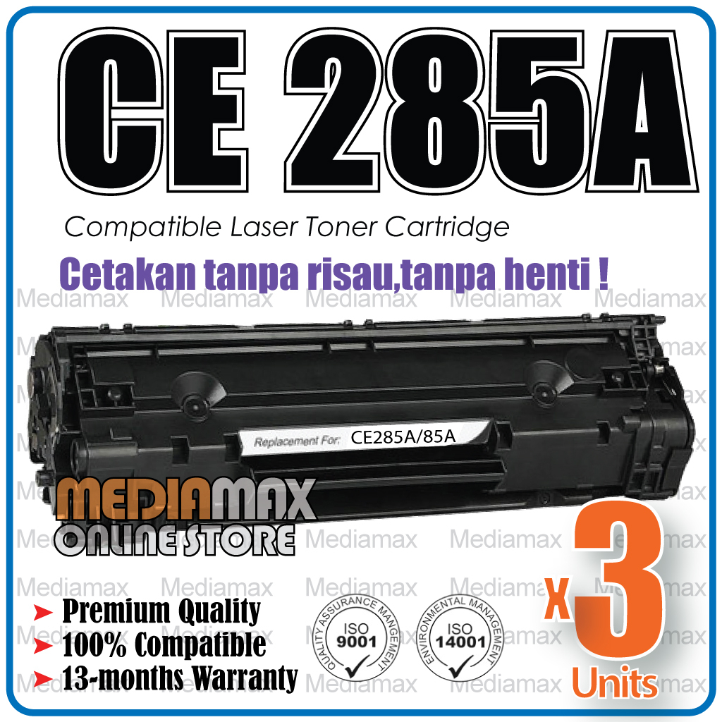3x Compatible to H* CE285A 85A 285 CE 285A CE285 H*285A for Hp Laserjet ...