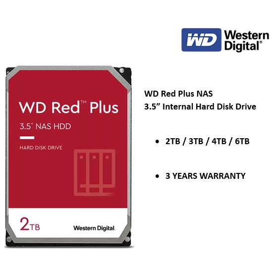 WD Western Digital Red Plus NAS 3.5