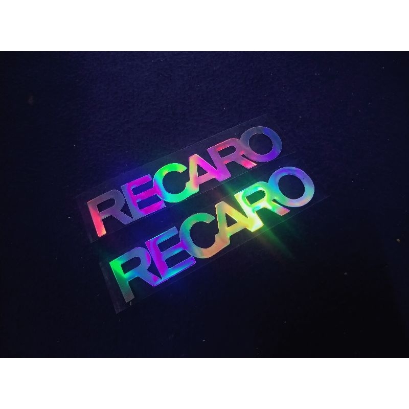 Sticker Cutting Recaro Sticker Timbul 1pcs | Shopee Malaysia
