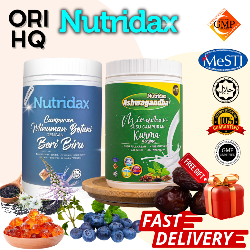 Ori Hq🔥freets🔥nutridax Ashwagandha Minuman Susu Campuran Shopee Malaysia 9075