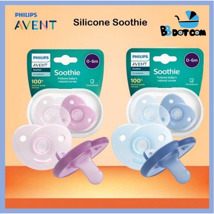 Avent silicone hot sale pacifier