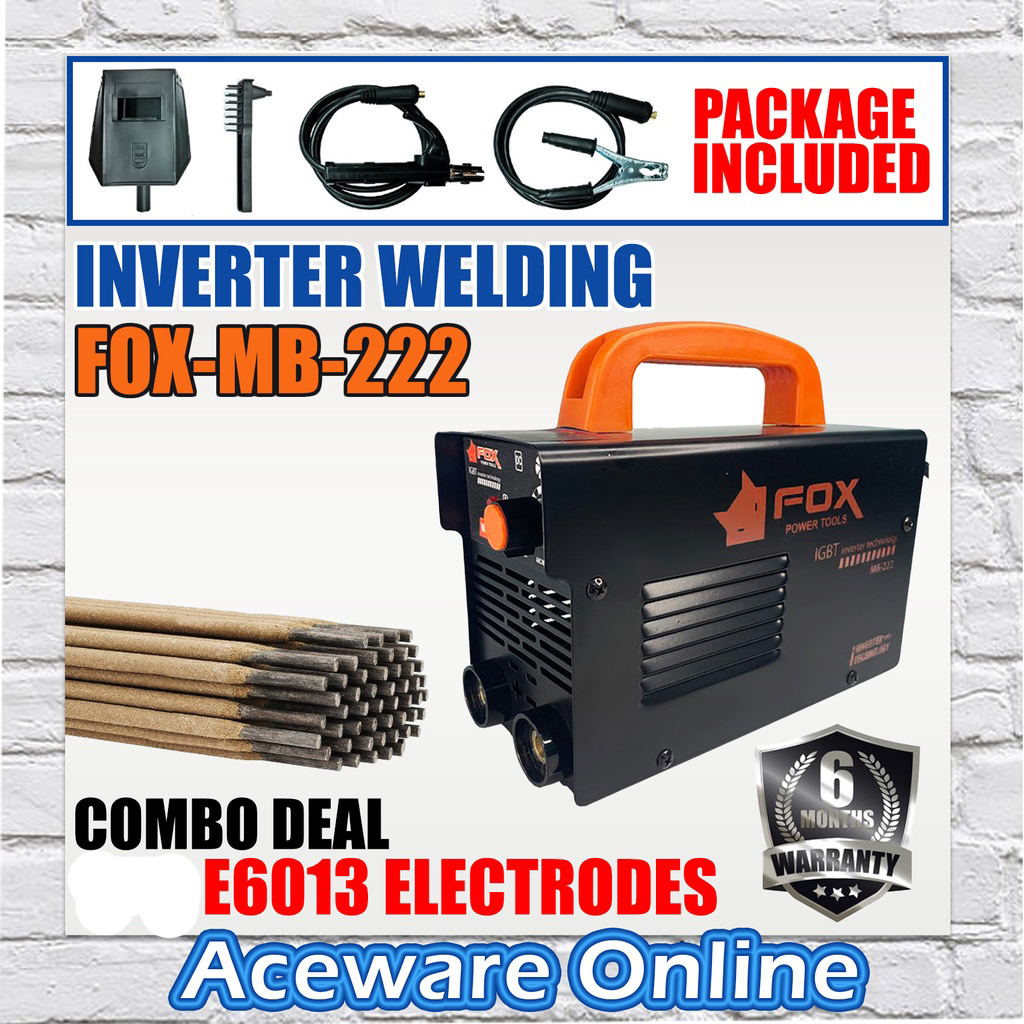 COMBO SET MARIBEST INVERTER WELDING MACHINE ARC WELDING FOX-MB-222 & 2 ...