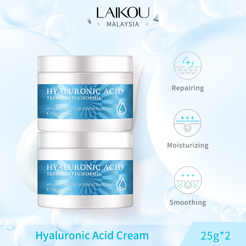 LAIKOU Hyaluronic Acid Face Cream (25g) [Buy 1 Get 1 Free] Shopee