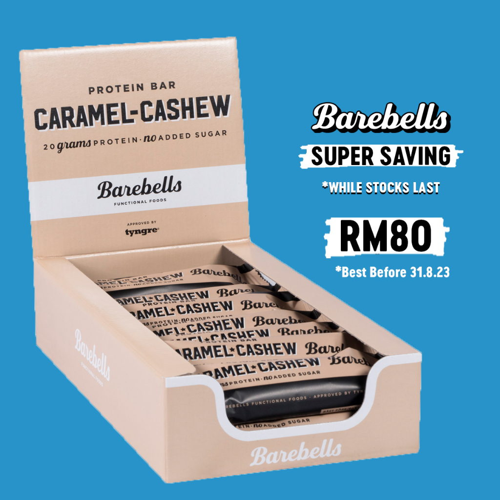 Super Saving Sweden Barebells Caramel Cashew Protein Bar (12 Bars/Box