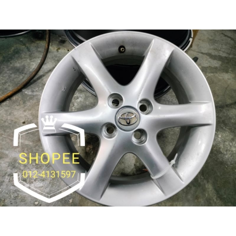 USED SPORT RIM 15 INCH ORIGINAL TOYOTA ATIS LAMA | Shopee Malaysia