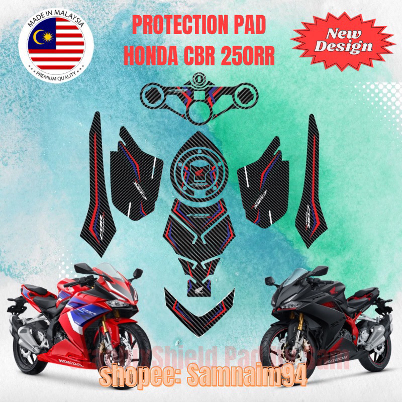 Honda CBR250RR V1 V2 Crown pad/Tank Pad/Fuel Pad/Side Tank Pad | Shopee ...