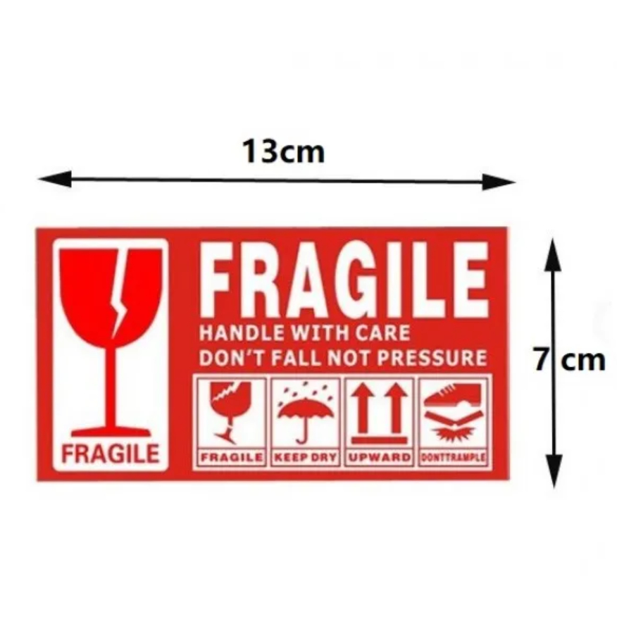 Fragile Sticker 1pc 4 sticker (5pcs/pack) | Shopee Malaysia