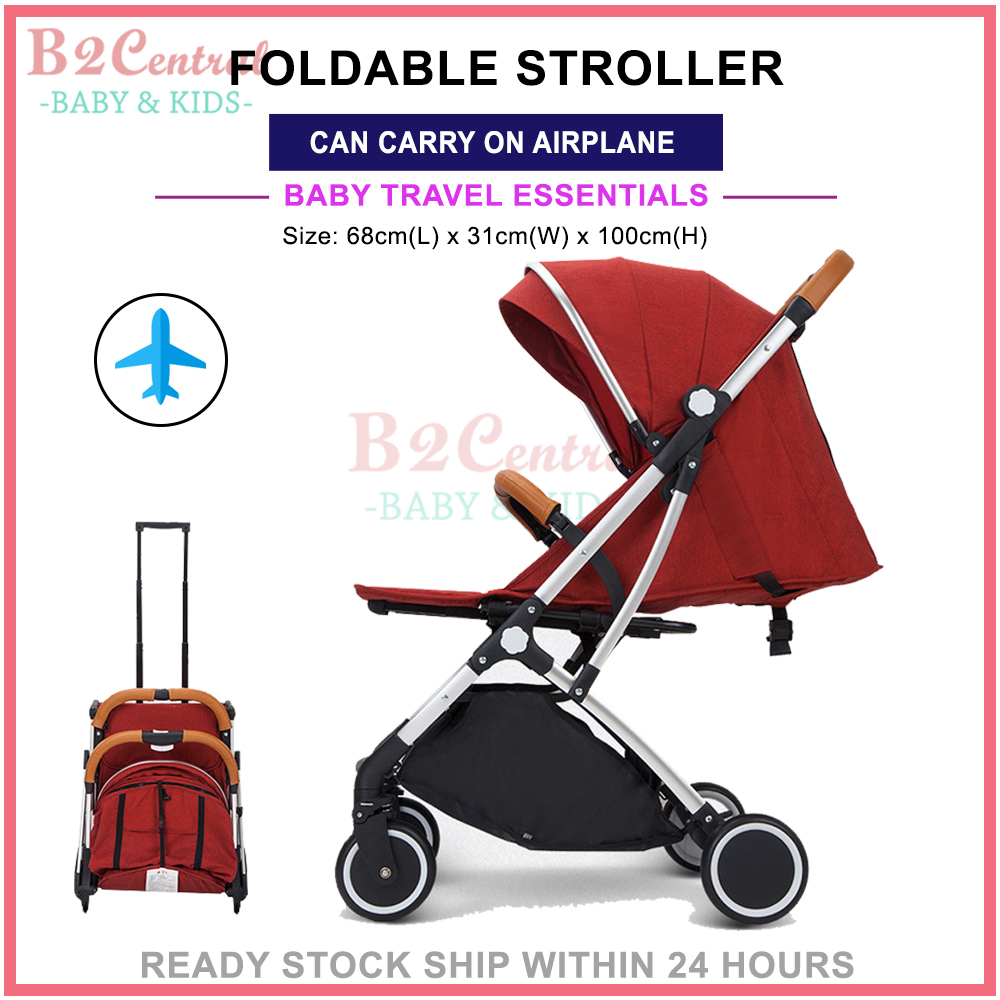 Cabin Size Baby Stroller Lightweight Foldable Compact Stroller Bayi