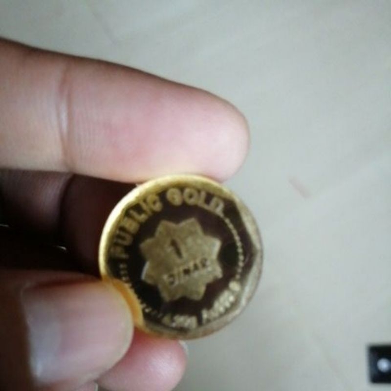 acrylic mirror gold coin custom saiz | Shopee Malaysia