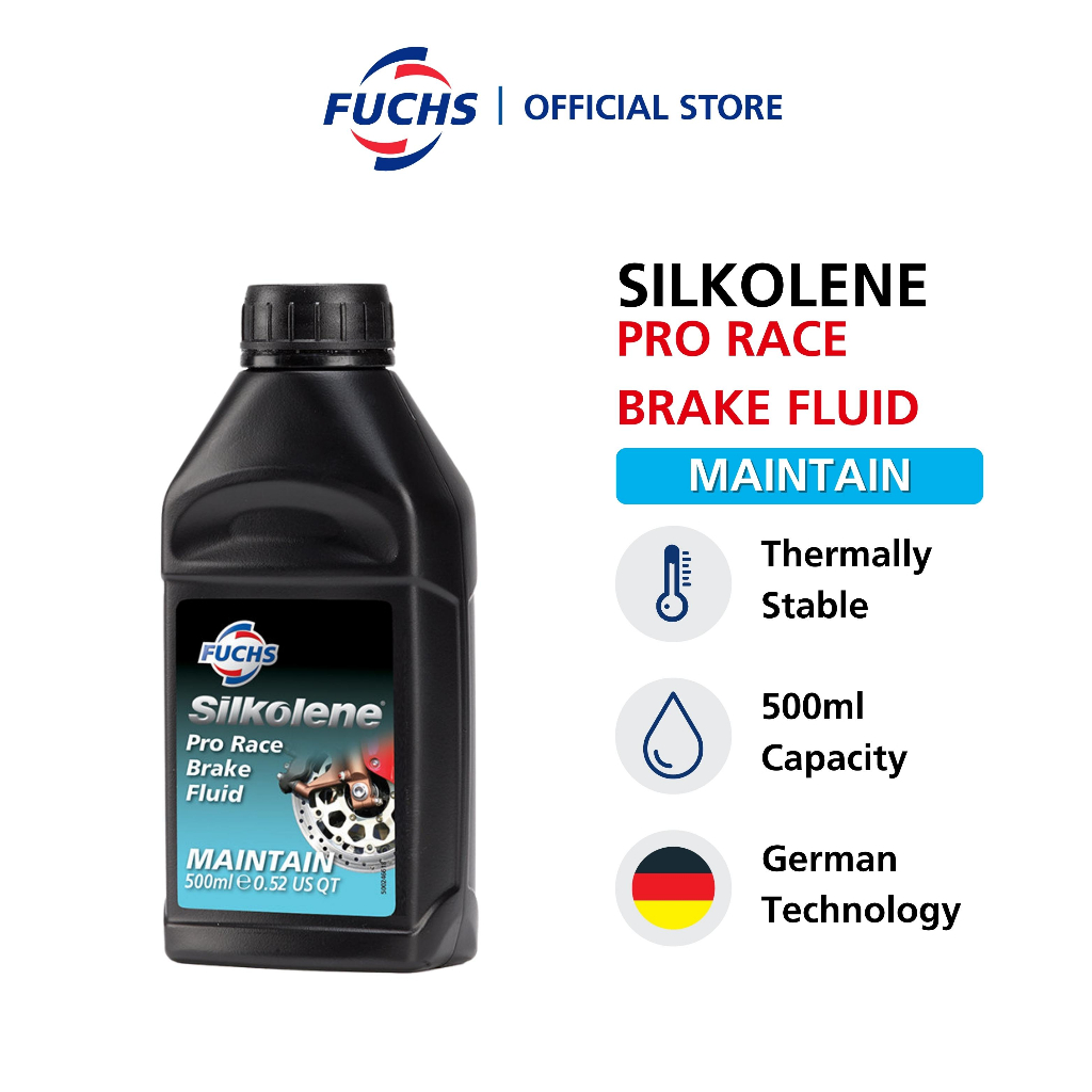 Silkolene Pro Race Brake Fluid Motorcycle Dot 4 Brake Oil 500ml