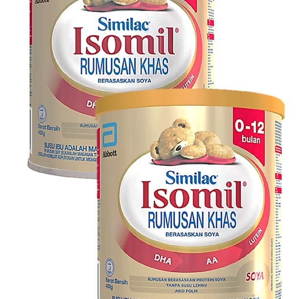Similac Isomil Soy Formula 1.7kg (850g x2) Abbott 012 Month Milk Soya