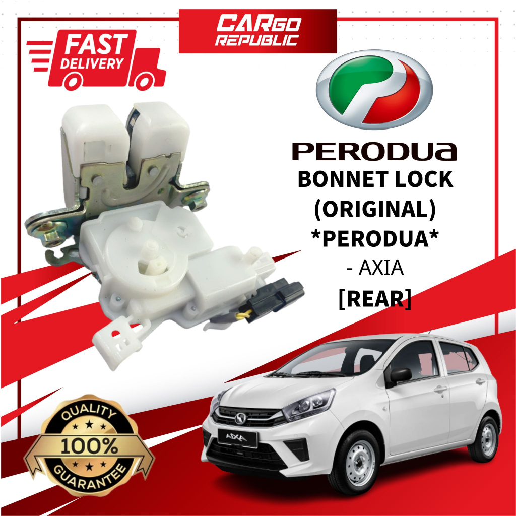 Perodua Bonnet Lock (Original) Perodua Axia [REAR] Belakang 100% ...