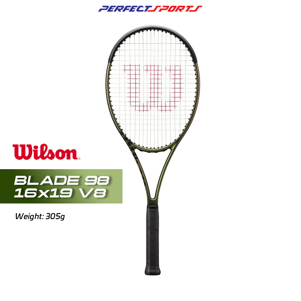 [Free String + Grip] WILSON BLADE 98 16x19 V8 GRIP 2 305G | Shopee Malaysia