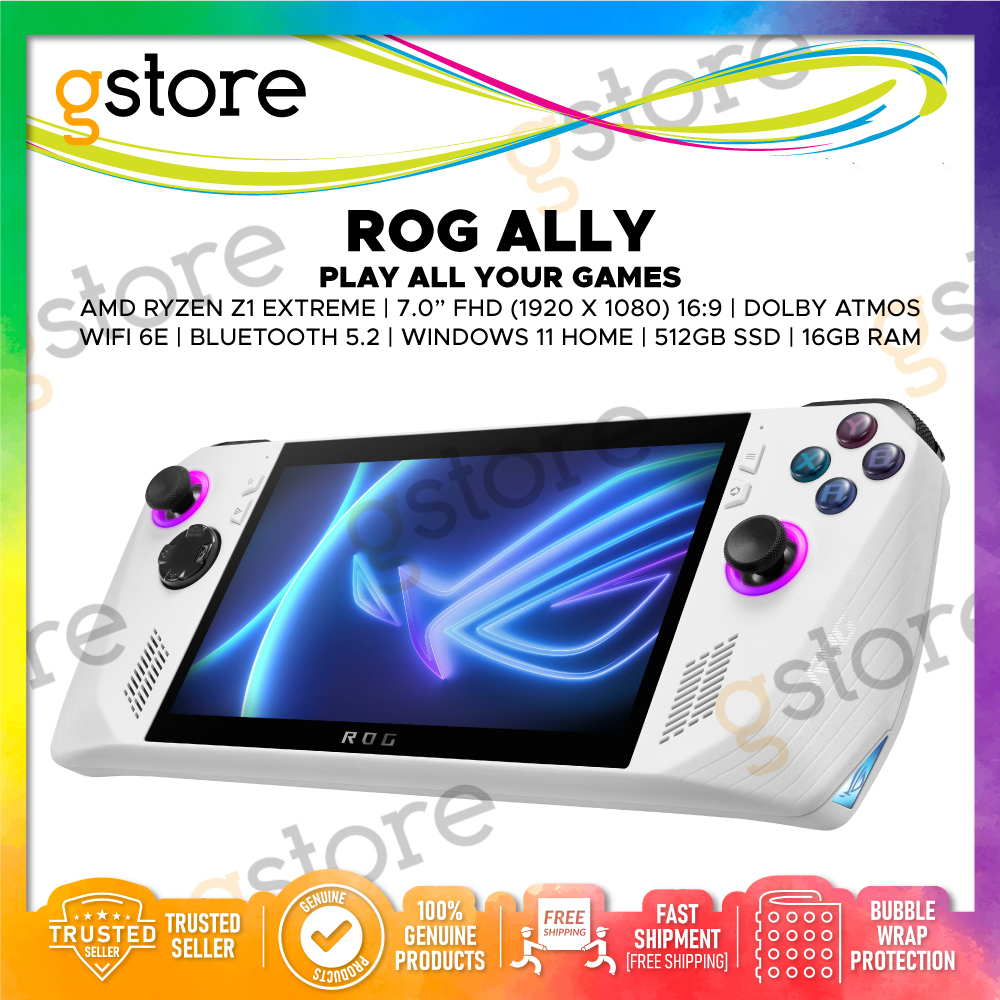 Malaysia Set Asus Rog Ally Rc L Amd Ryzen Z Extreme Handheld Gaming