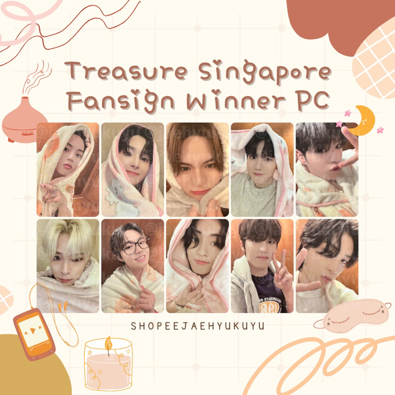 TREASURE Fansign Winner Photocard PC Hello World Tour in Taipei ...