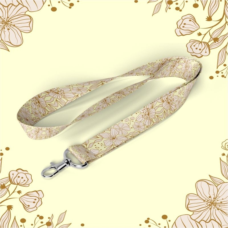 LANYARD BUNGA PASTEL (KUNING) | Shopee Malaysia