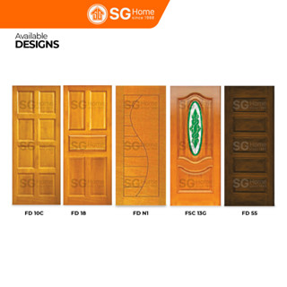 [READY STOCK] Wooden Door Size 33'' 3/4 X 83'' TOP With Door Natural ...