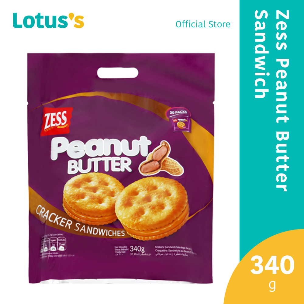 Zess Peanut Butter Sandwich (340g) | Shopee Malaysia