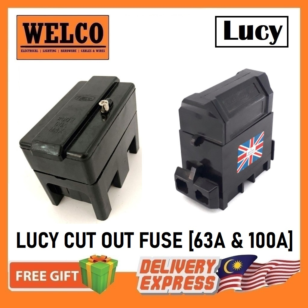 LUCY METER CUT OUT FUSE UNIT C/W FUSE [60A / 100A] | Shopee Malaysia