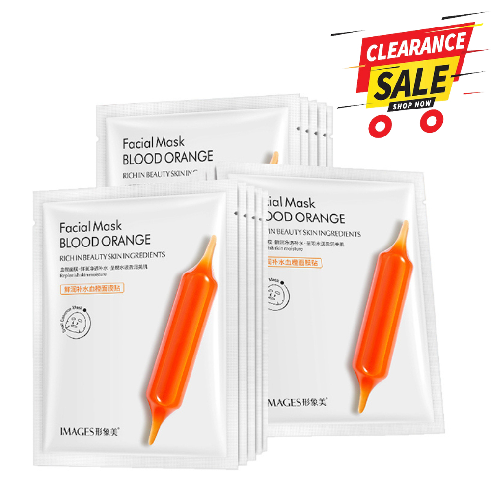 CLEAR STOCK Blood Orange BLOOD ORANGE Facial Mask Face Mask Images