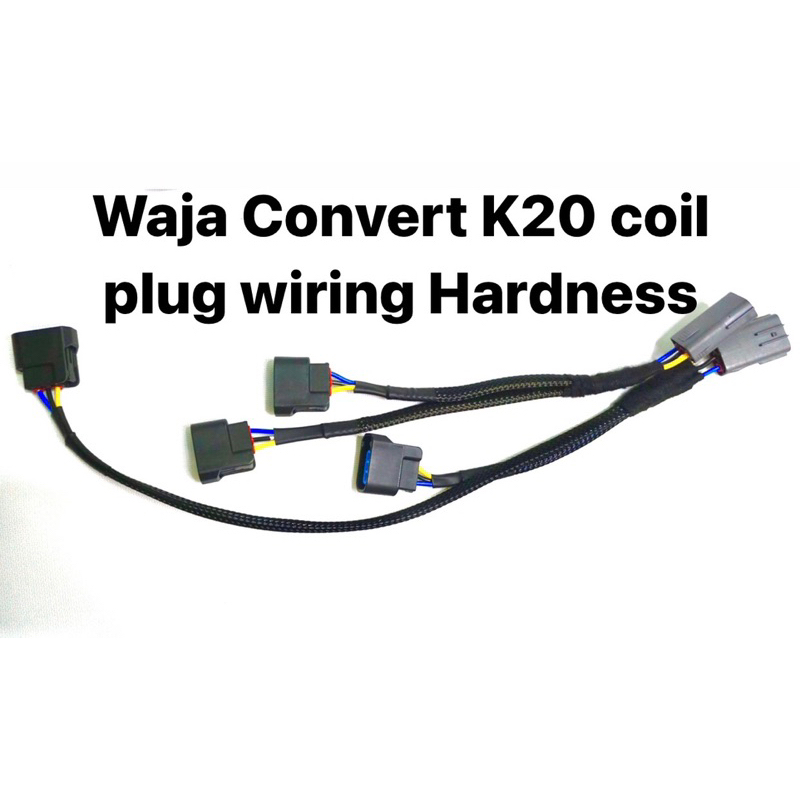 waja MMC 4g18 convert k20 coil plug wiring hardness k20/k20a/k24 denso