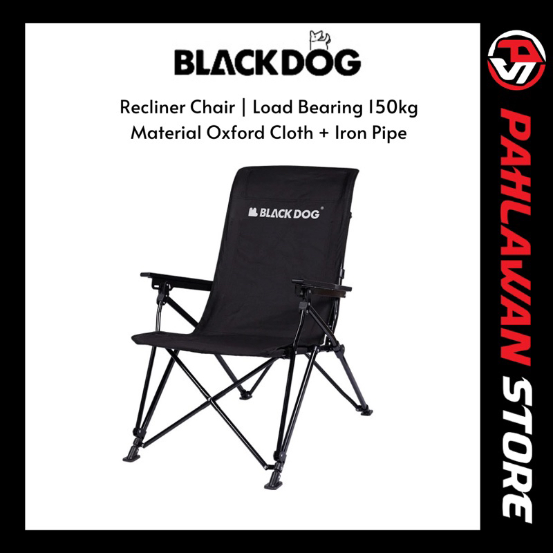 BLACKDOG Lightweight Outdoor Camping Folding Recliner Chair Beach Chair