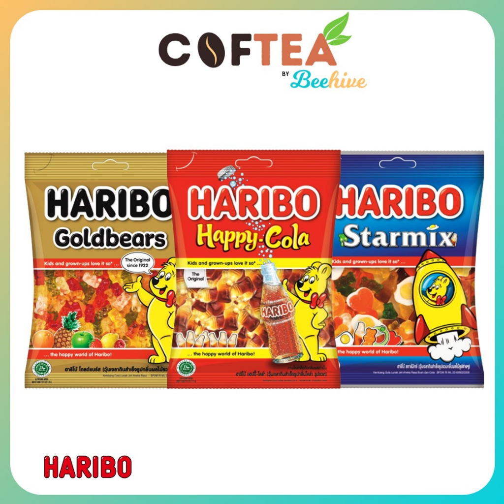 Haribo Goldbear Starmix Happy Cola Gummy Candy 160g [Halal] Shopee