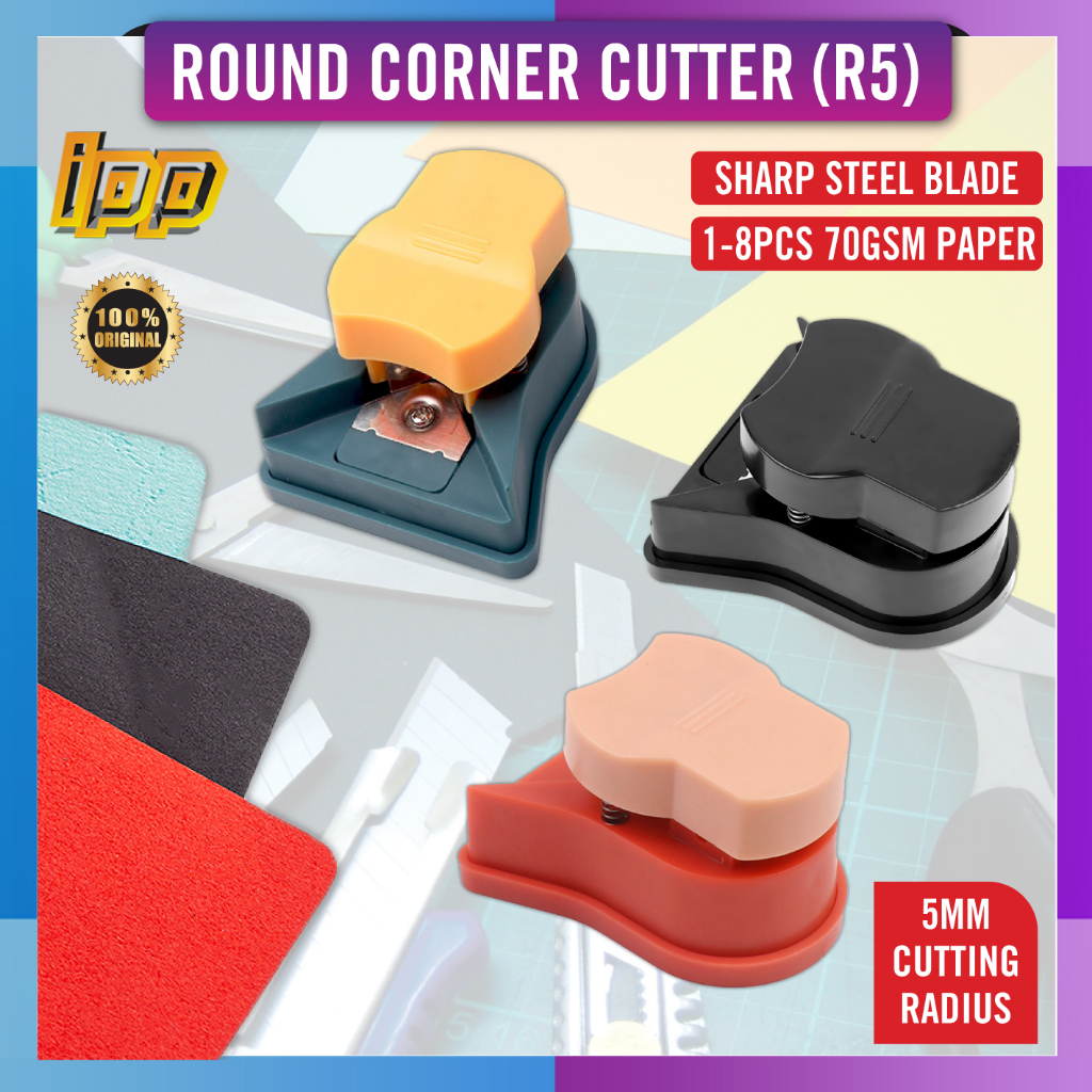 ZQ Corner Cutter R5 / Round corner Cutter 5mm (18pcs 70gsm Paper