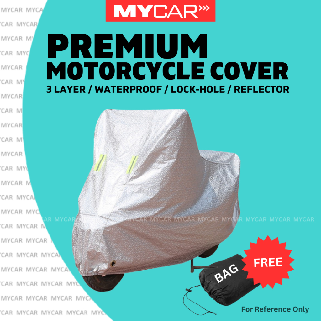 Selimut motor cover set motorcycle waterproof motosikal kain penutup