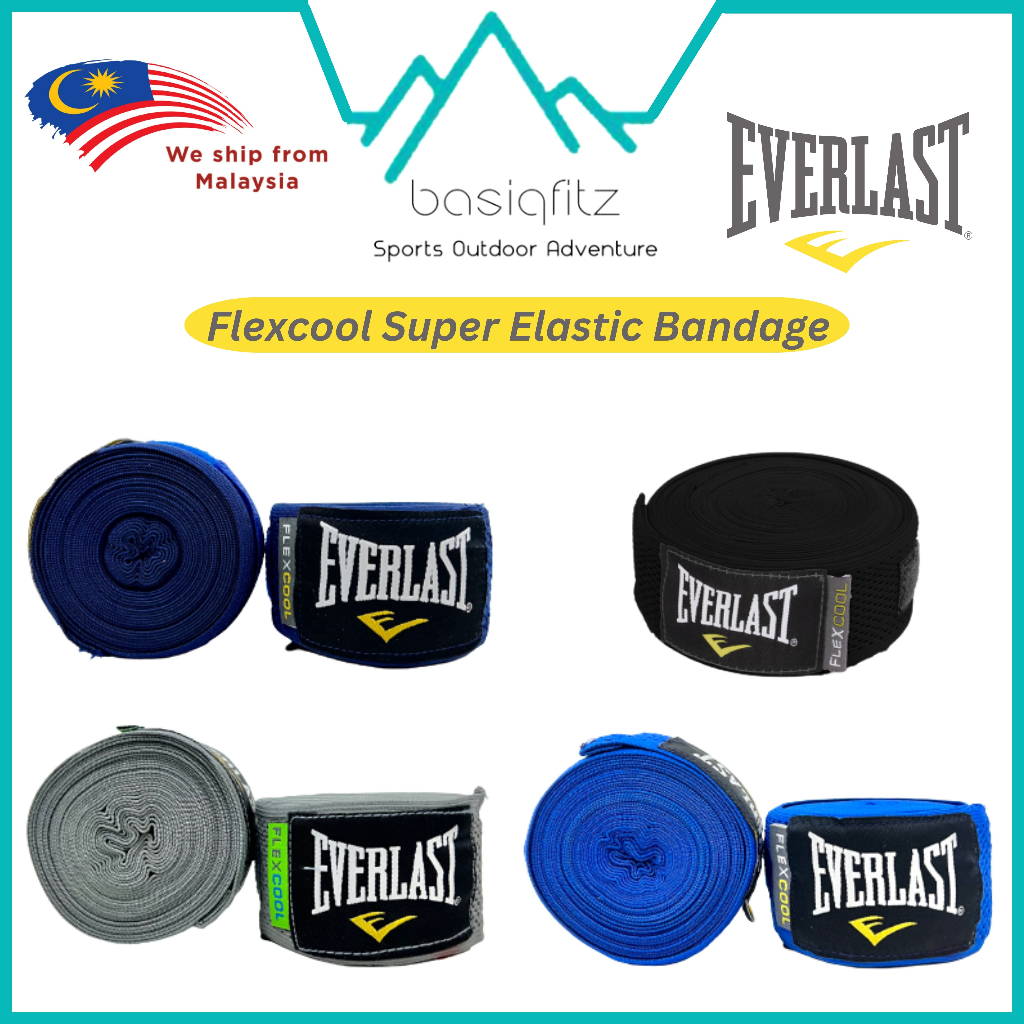 Everlast FlexCool 180"/4.5 Meter Super Elastic Bandage Handwrap Boxing