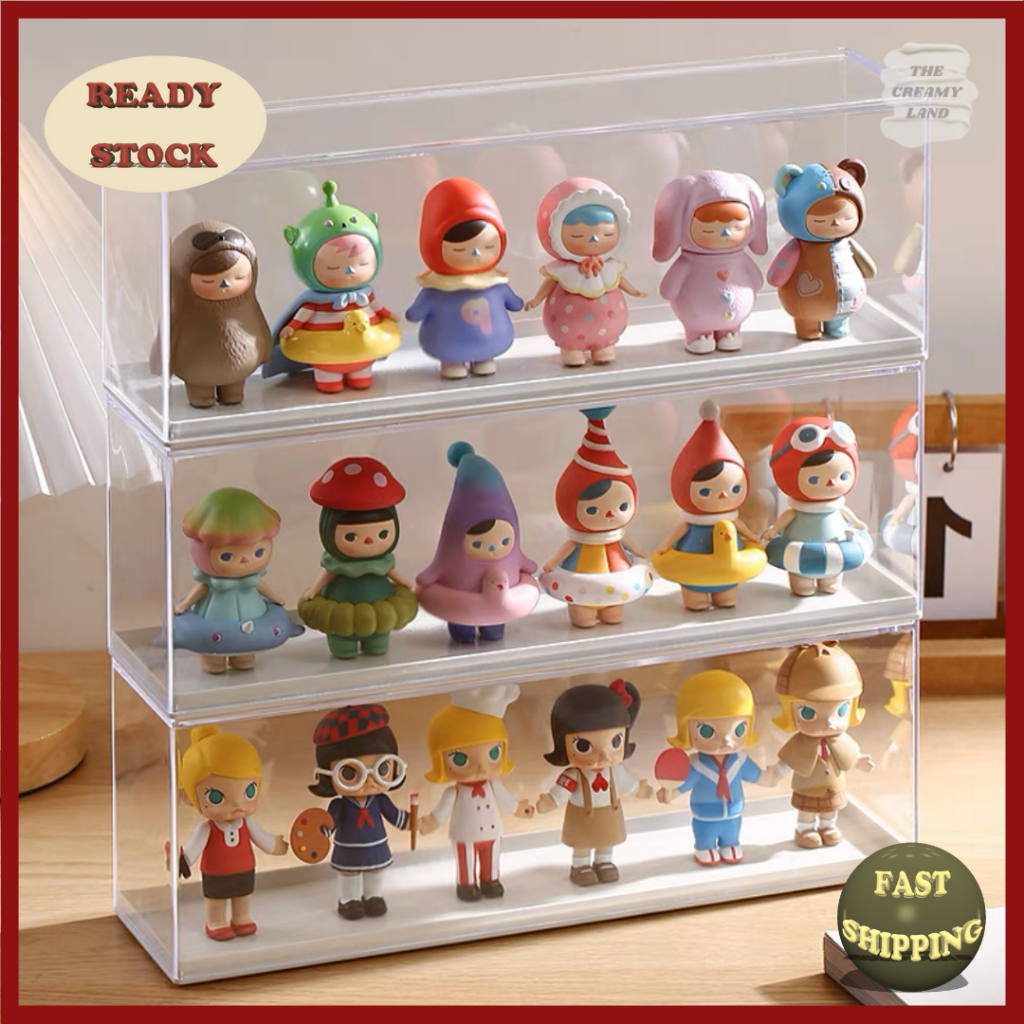 [Rectangular Transparent Blind Box] Anime/Doll Large Capacity Display ...